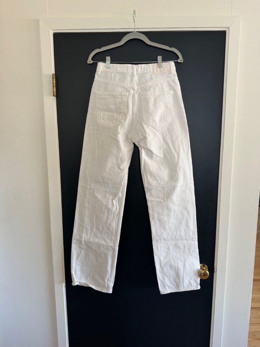 Zara White Straight Leg Denim size 4 - Picture 3 of 6